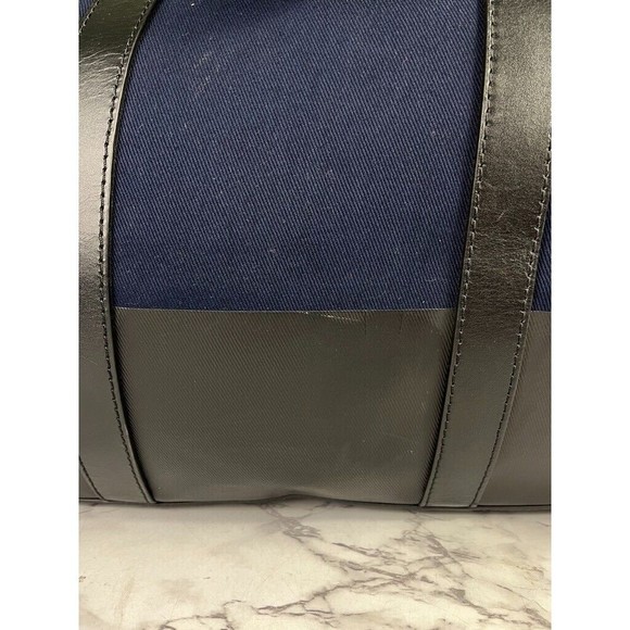Everlane Twill Weekender Duffle Bag Navy/Back - Picture 3 of 11
